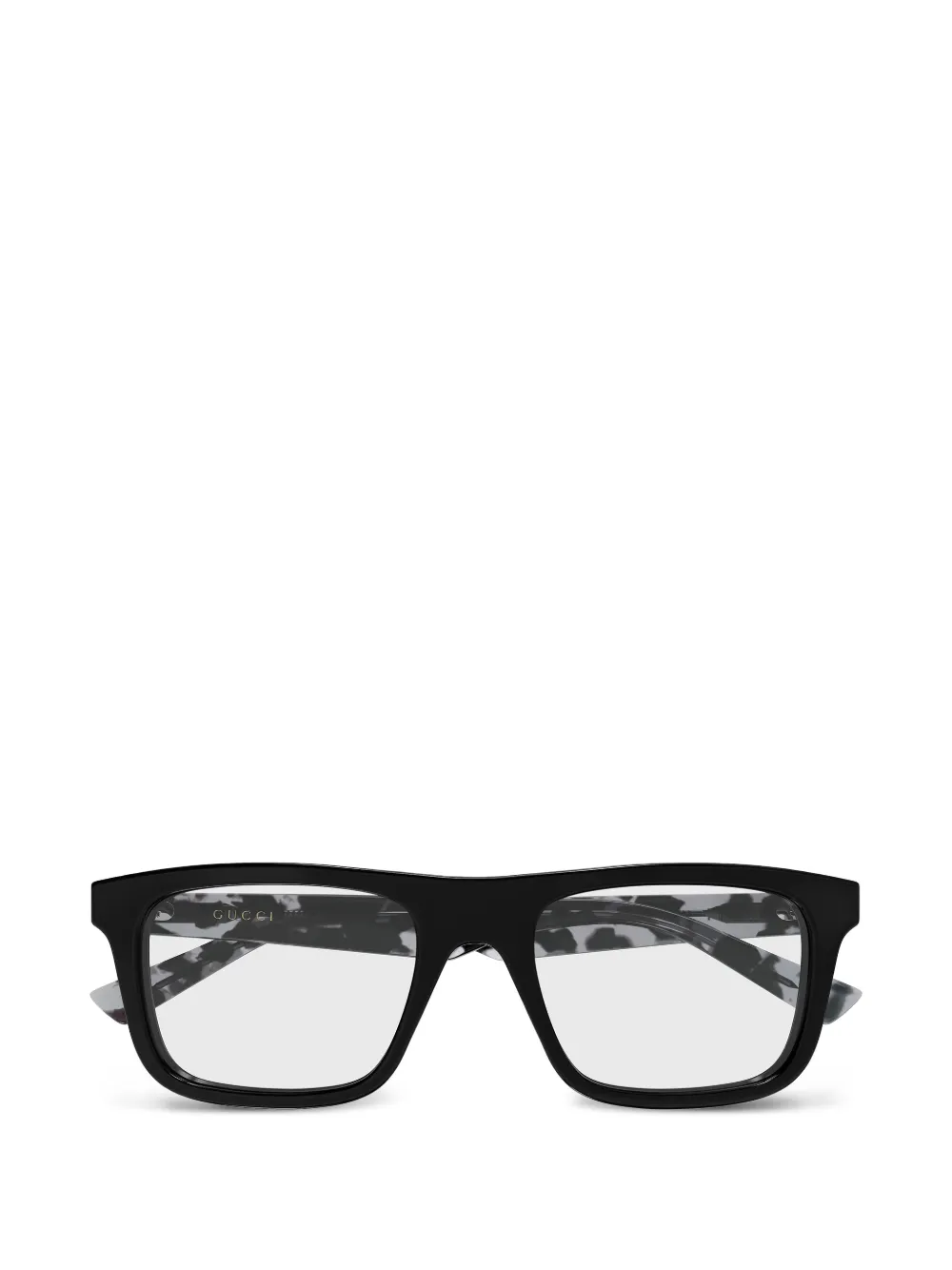Gucci Eyewear rectangle-frame glasses - Schwarz