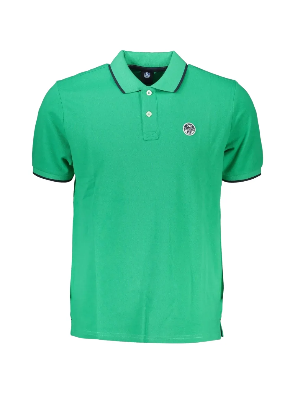North Sails logo-patch polo shirt - Grün