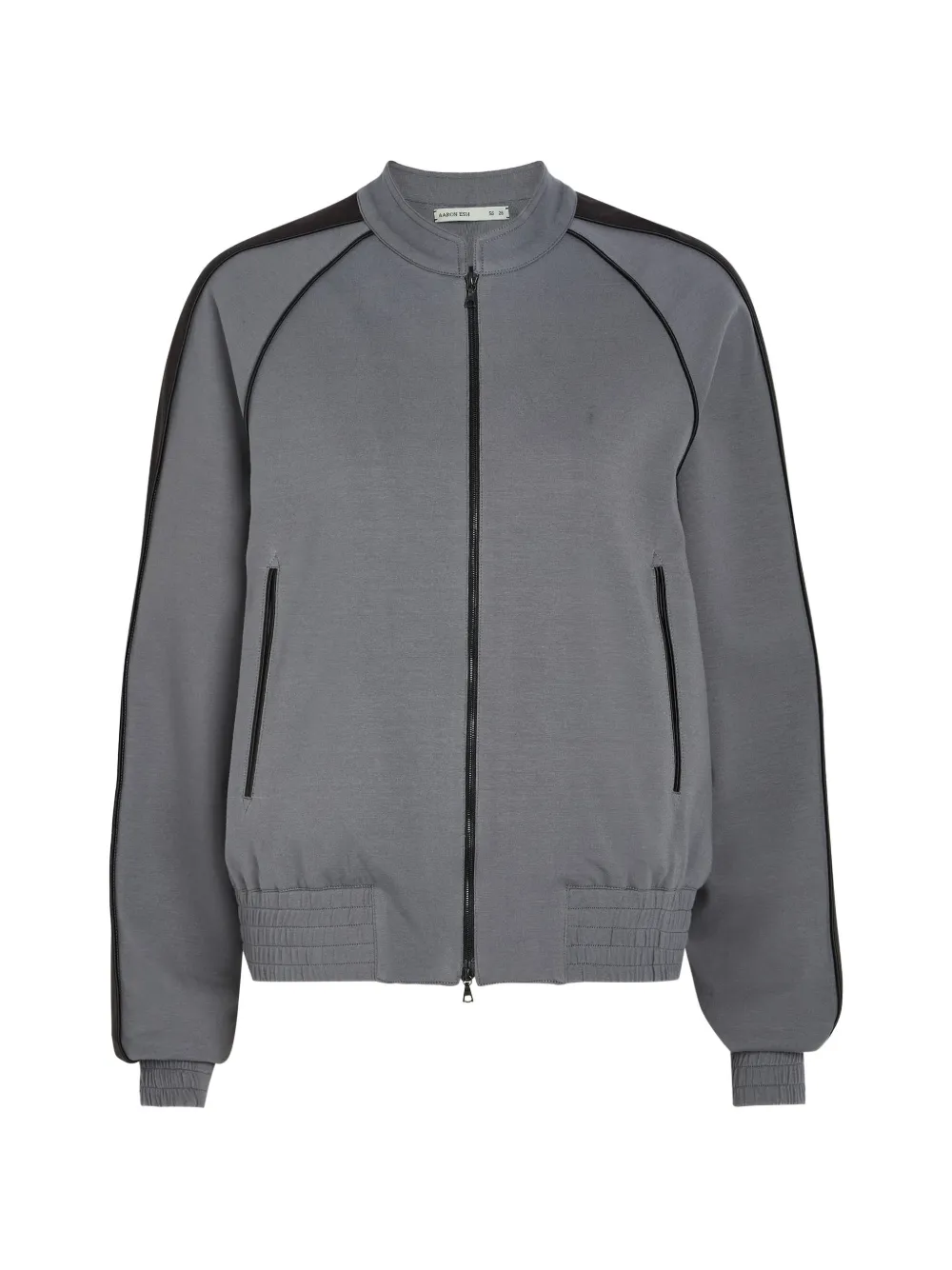 AARON ESH piped raglan-sleeve jacket - Grigio