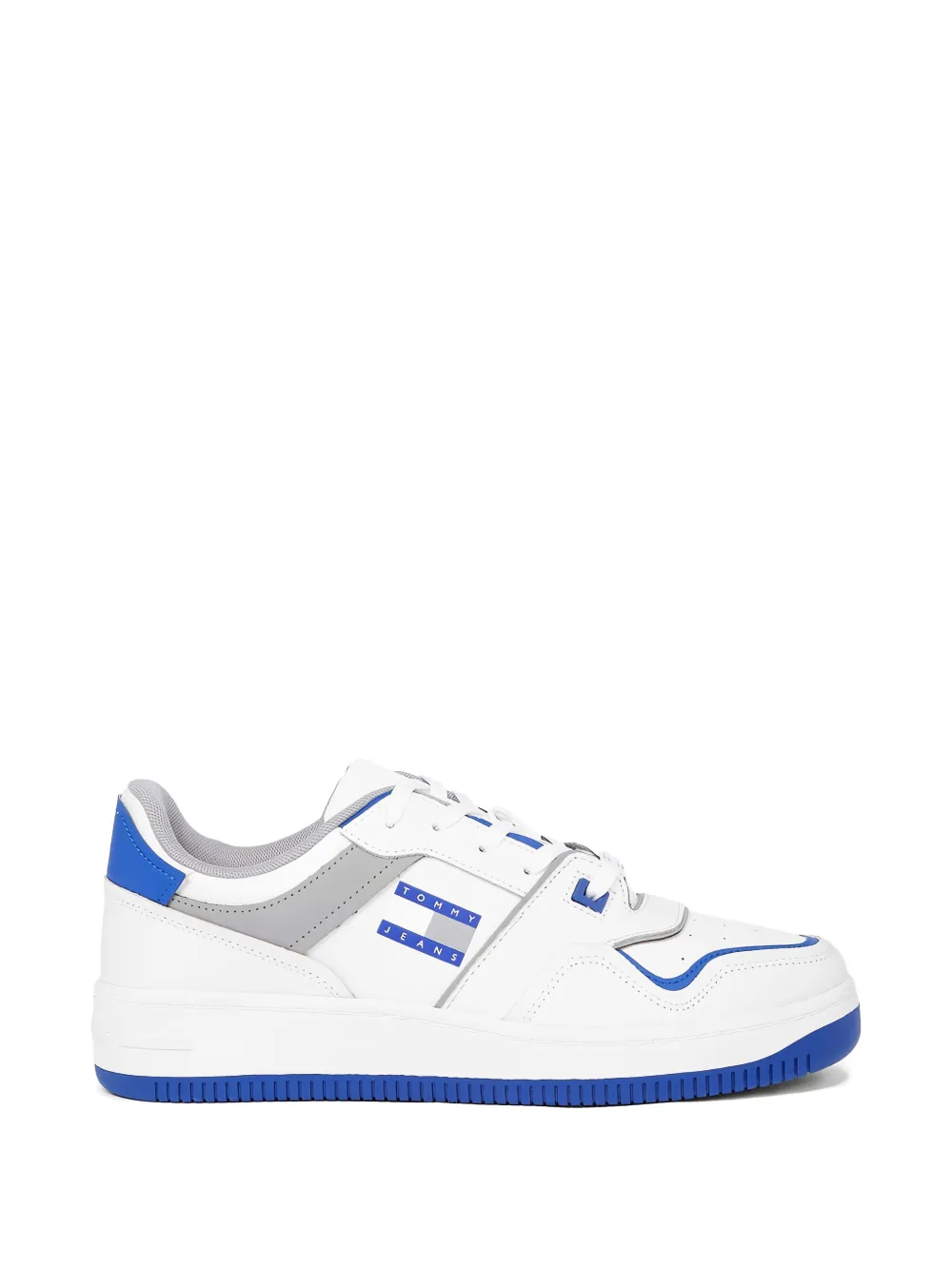Tommy Hilfiger panelled logo-patch sneakers - Bianco