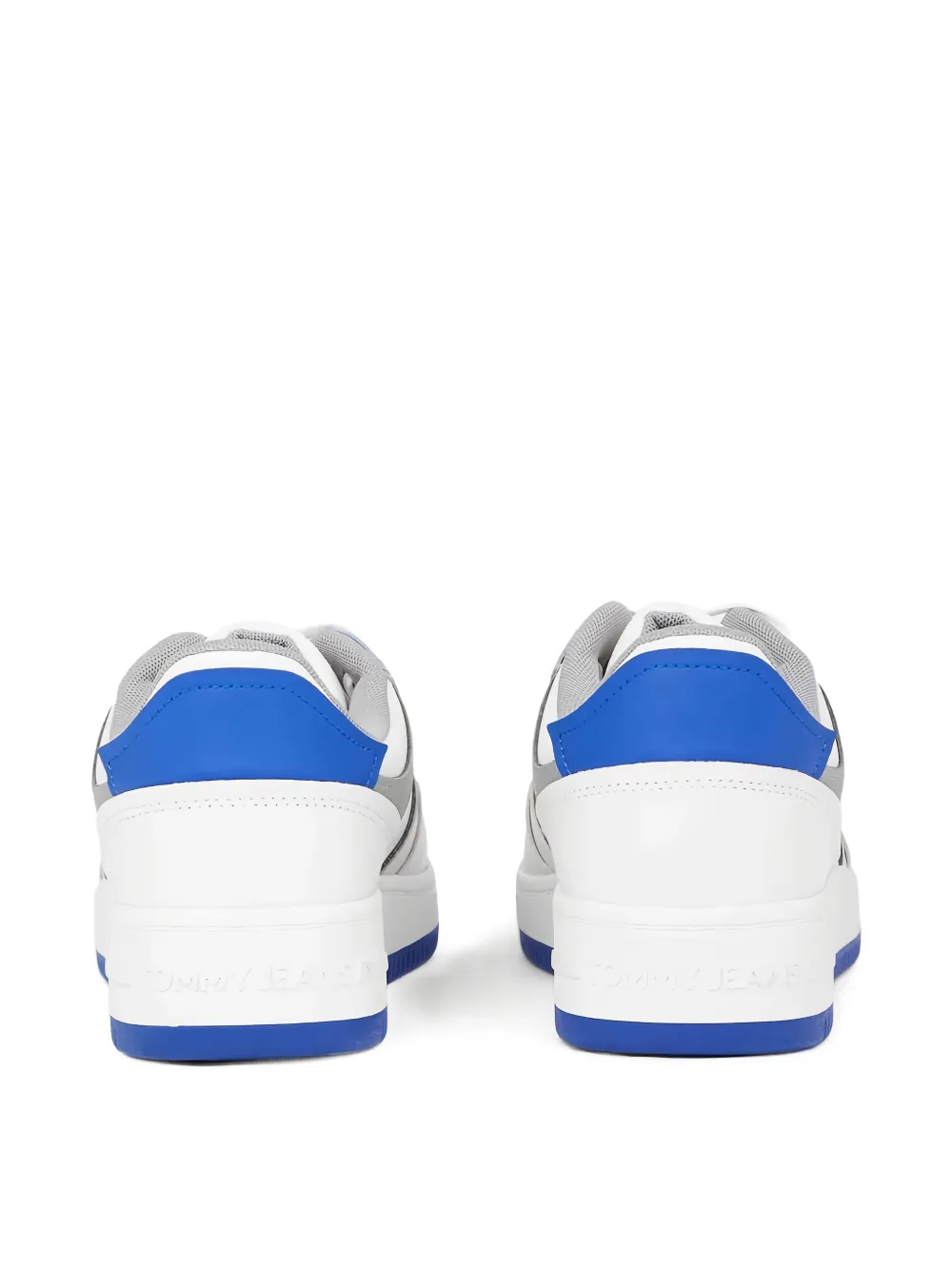 Tommy Hilfiger panelled logo-patch sneakers Wit