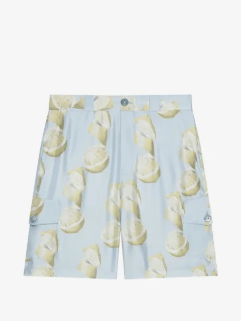 Givenchy lemon-print shorts