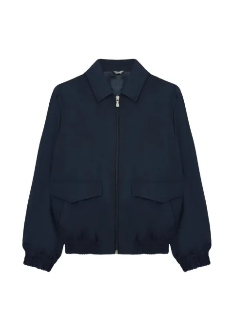 Eleventy Kids zip-fastening bomber jacket