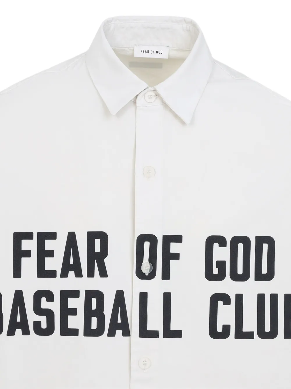 Fear Of God Overhemd met logoprint Beige