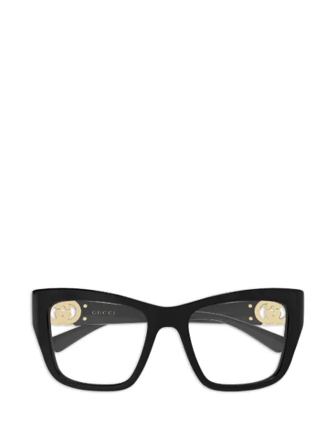 Gucci Eyewear lentes con armazón cat eye y motivo Interlocking G