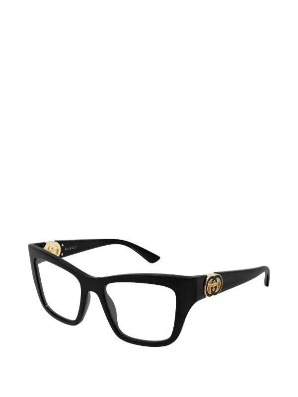 Gucci Eyewear インターロッキングG キャットアイ メガネフレーム