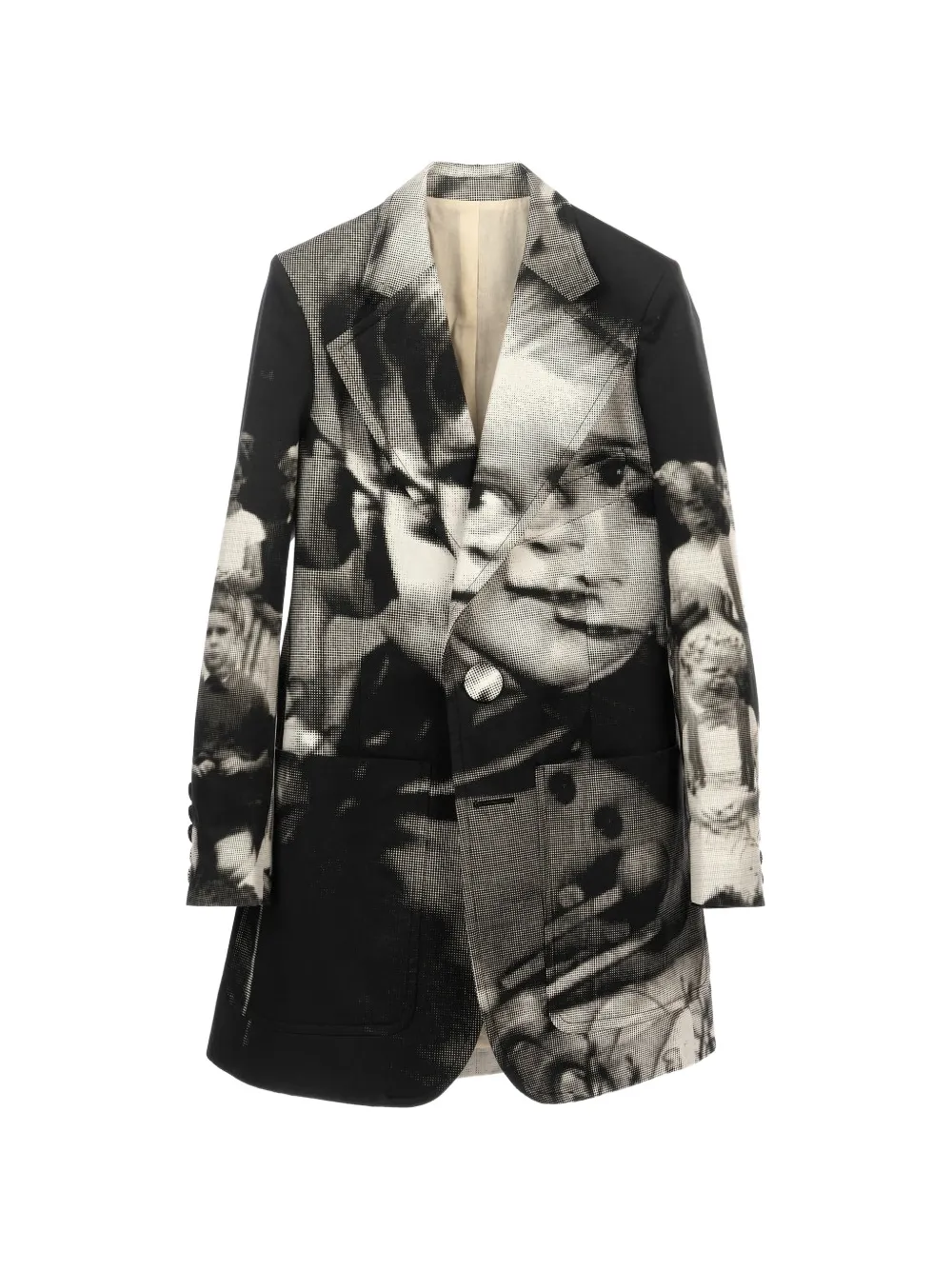 Walter Van Beirendonck Tarot Glitch blazer - Nero