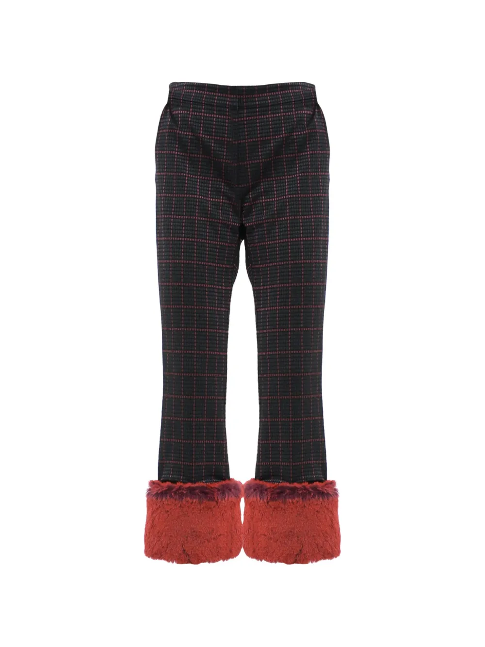 Viktor & Rolf check-pattern trousers - Schwarz