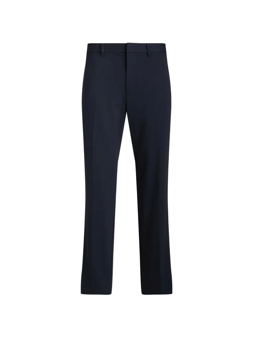 Emporio Armani belt-loop tailored trousers - Blu