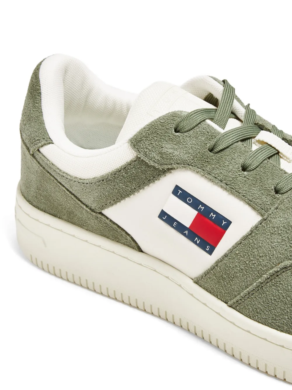 Tommy Hilfiger logo-patch sneakers Groen