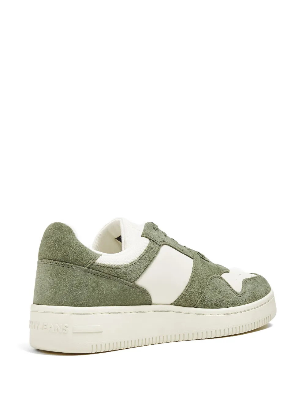 Tommy Hilfiger logo-patch sneakers Groen