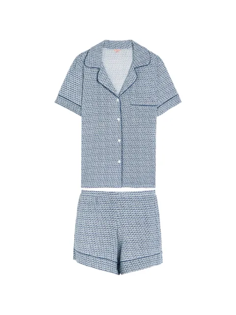 Eberjey Conjunto de pijama Gisele com estampa de concha