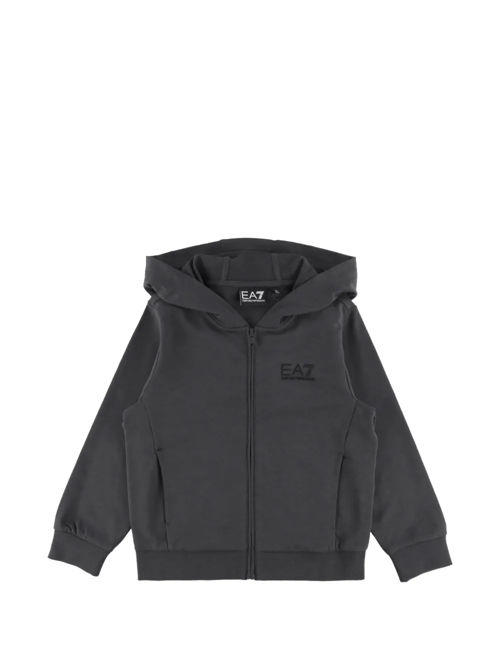 Emporio Armani Kids Trainingspak met capuchon en logodetail Grijs