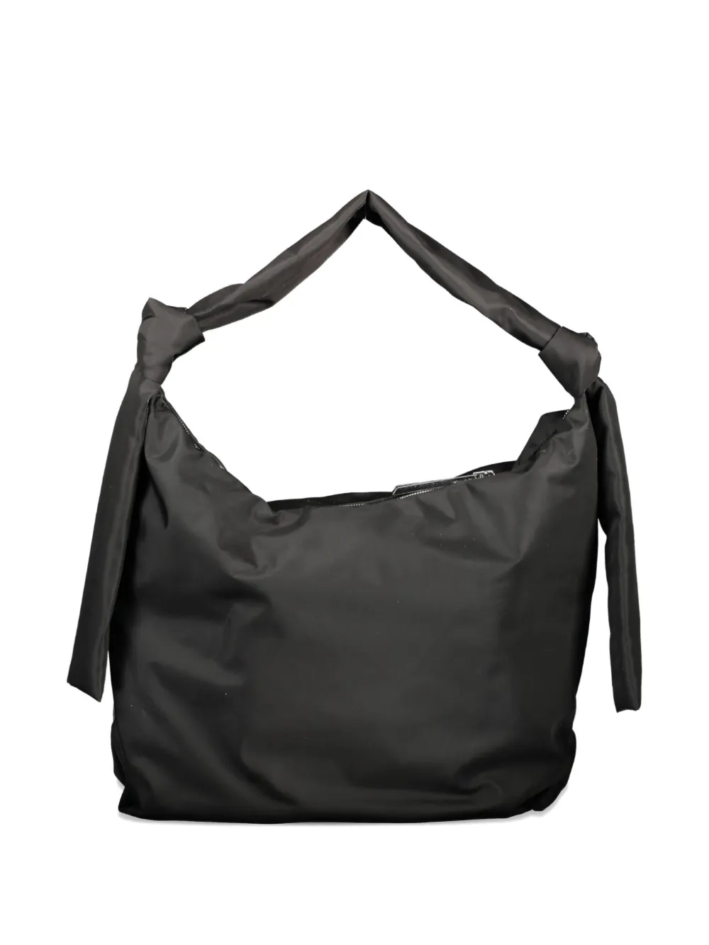 Calvin Klein Geknoopte shopper met handvat Zwart