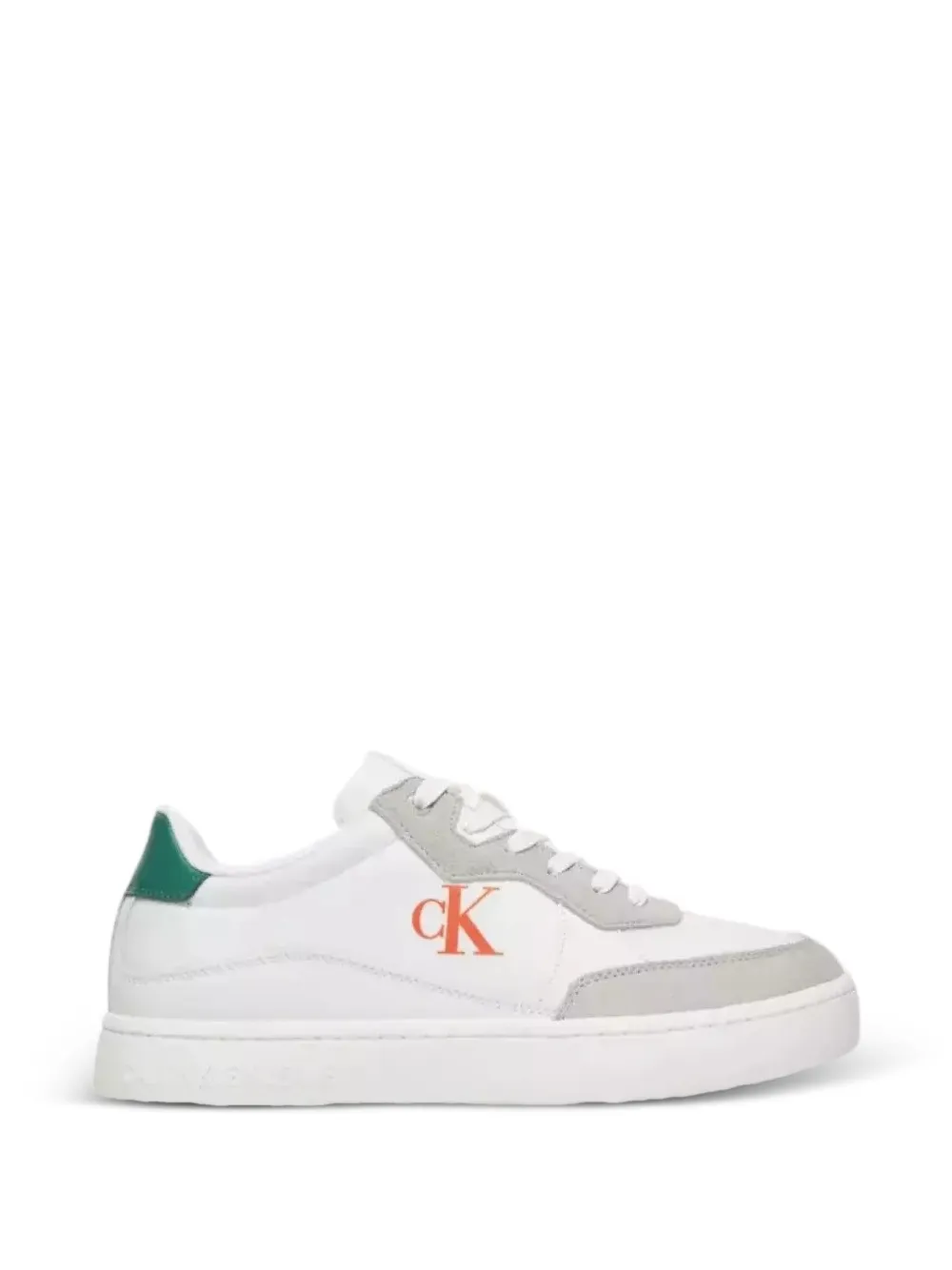 Calvin Klein logo-print panelled sneakers - Bianco