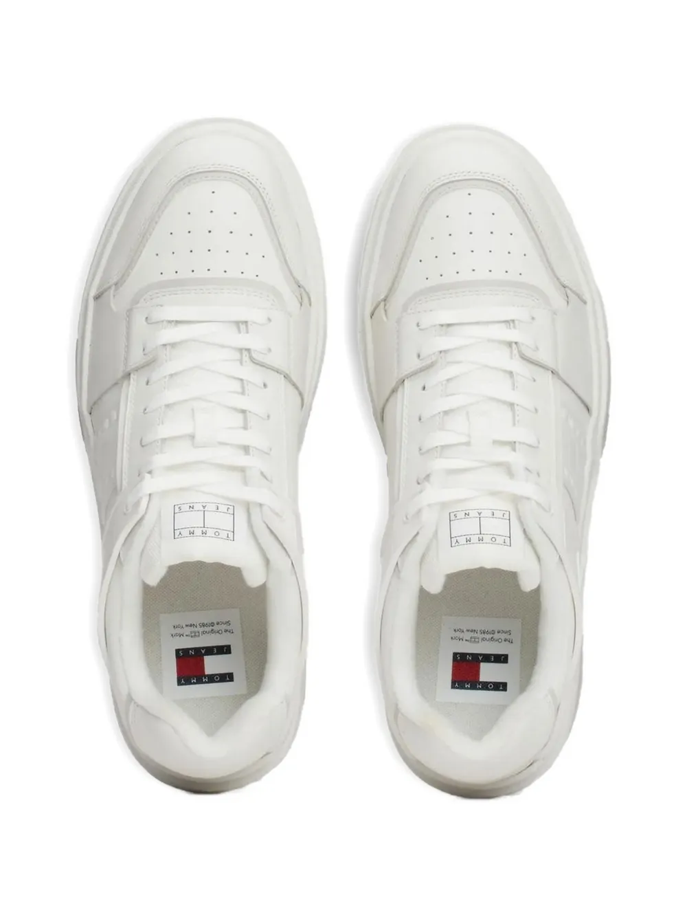 Tommy Hilfiger panelled perforated sneakers Wit