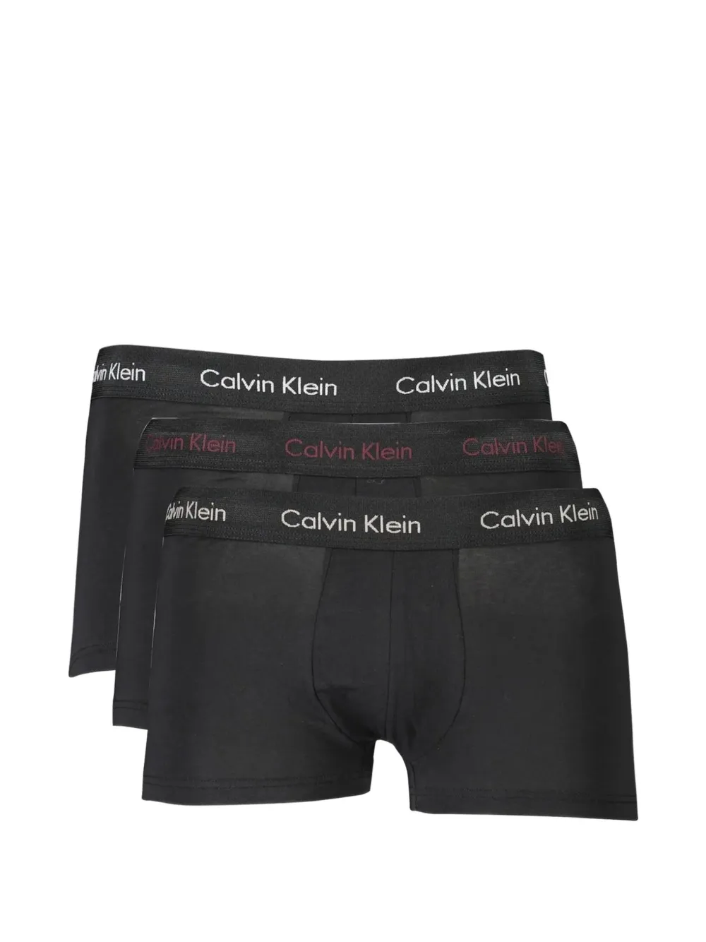 Calvin Klein logo-waistband boxer briefs (set of three) - Nero