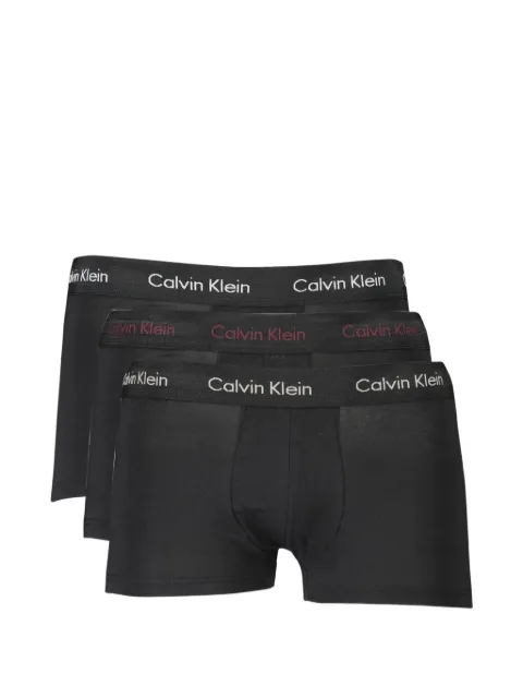 Calvin Klein logo-waistband boxer briefs (set of three)