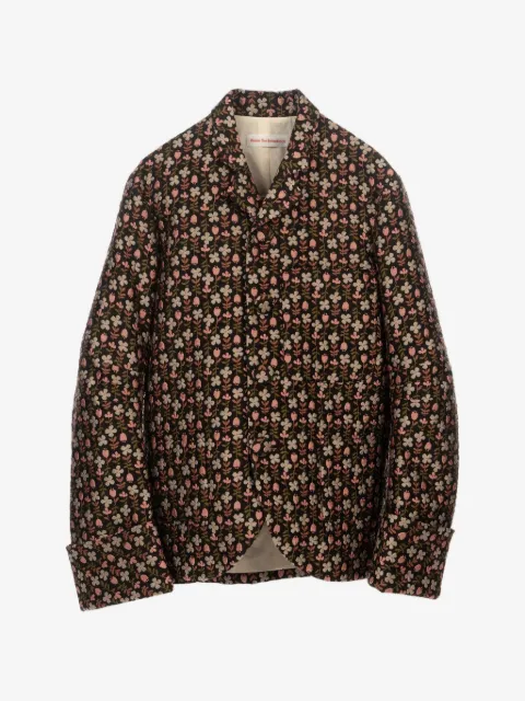 Walter Van Beirendonck Royal floral-print blazer
