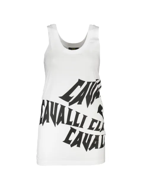 Cavalli Class graphic-print tank top