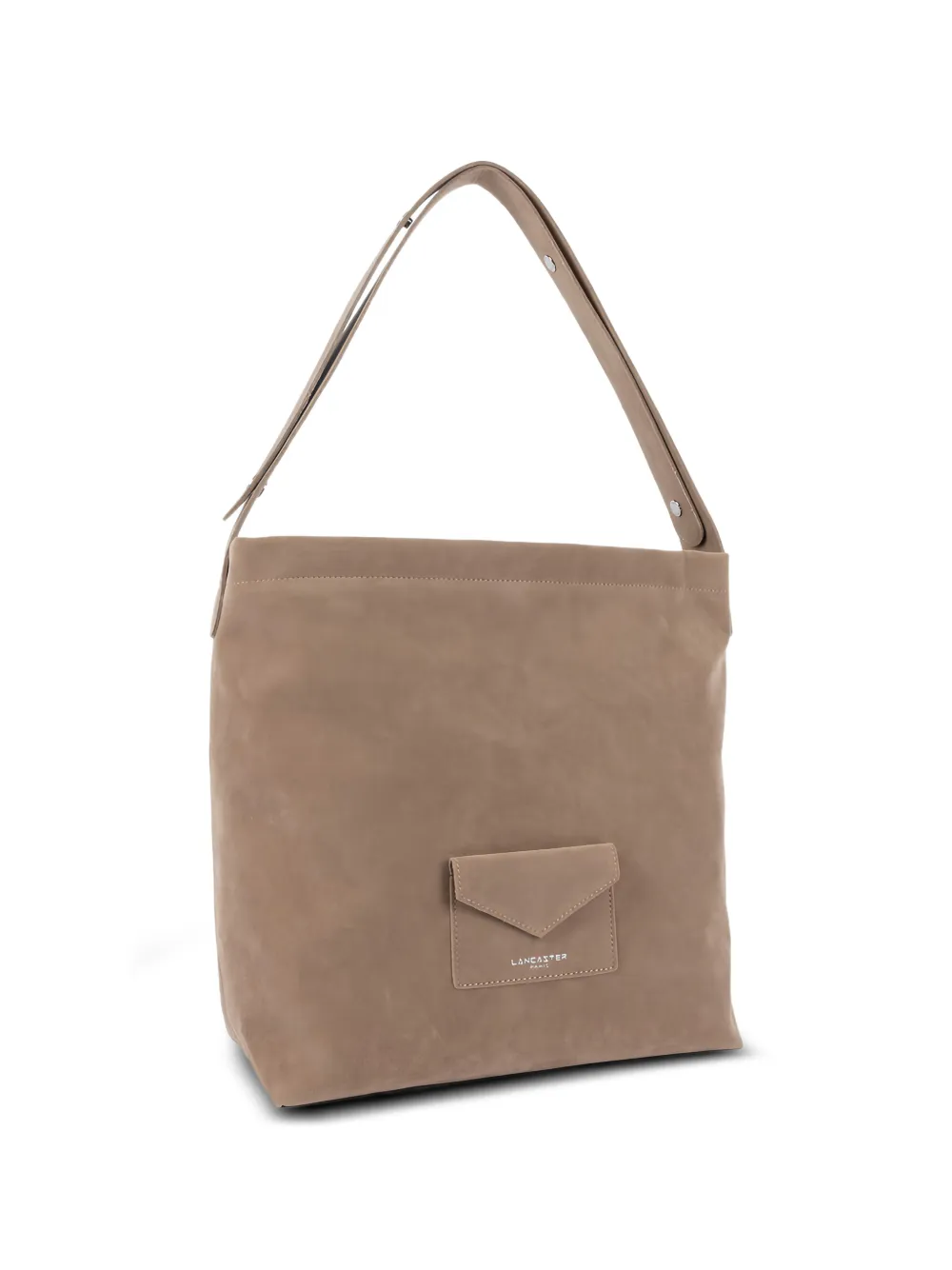 Lancaster Shopper met voorzak Beige