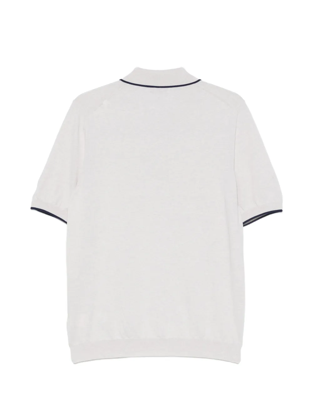 Gran Sasso Poloshirt met contrasterende afwerking Beige