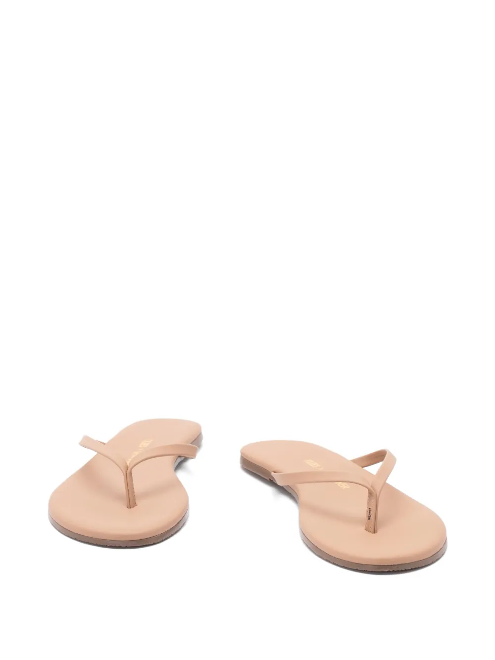 Tkees Lily leren slippers Beige
