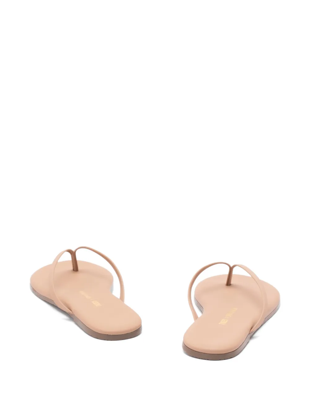 Tkees Lily leren slippers Beige