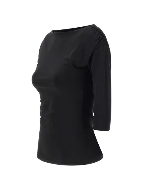 kaos boat-neck blouse