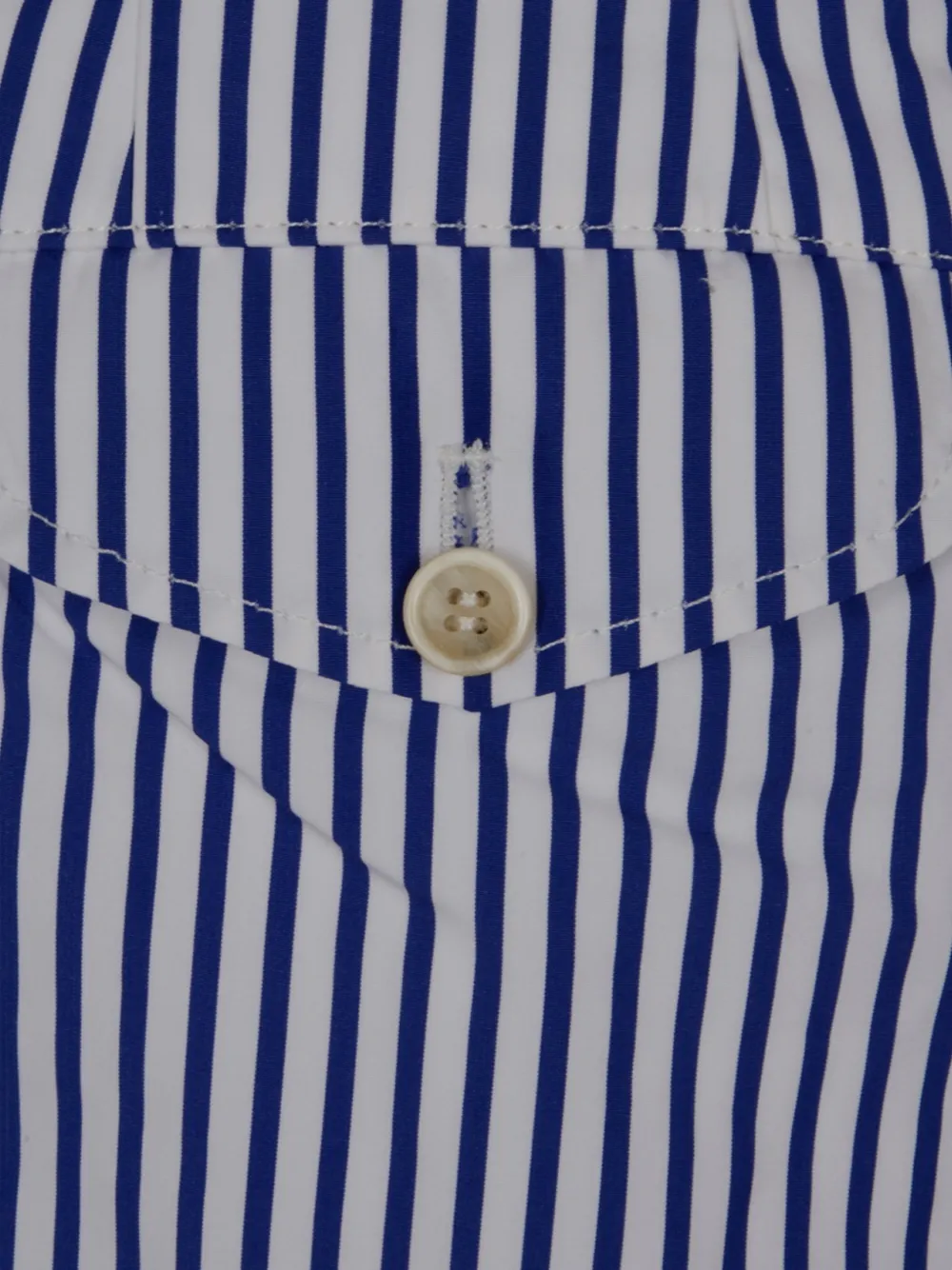 Comme Des Garçons Shorts met plooien en verticale streep Blauw