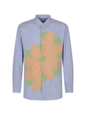 Comme Des Garçons Shirt x Lacoste グラフィック シャツ | ホワイト