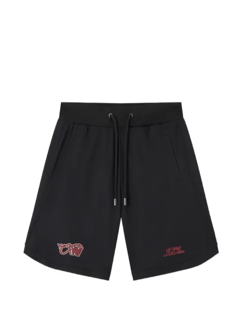 Off-White x AC Milan logo-print shorts