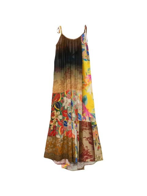 120% Lino floral-print maxi dress