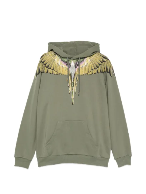 COUNTY OF MILAN Wings-print hoodie