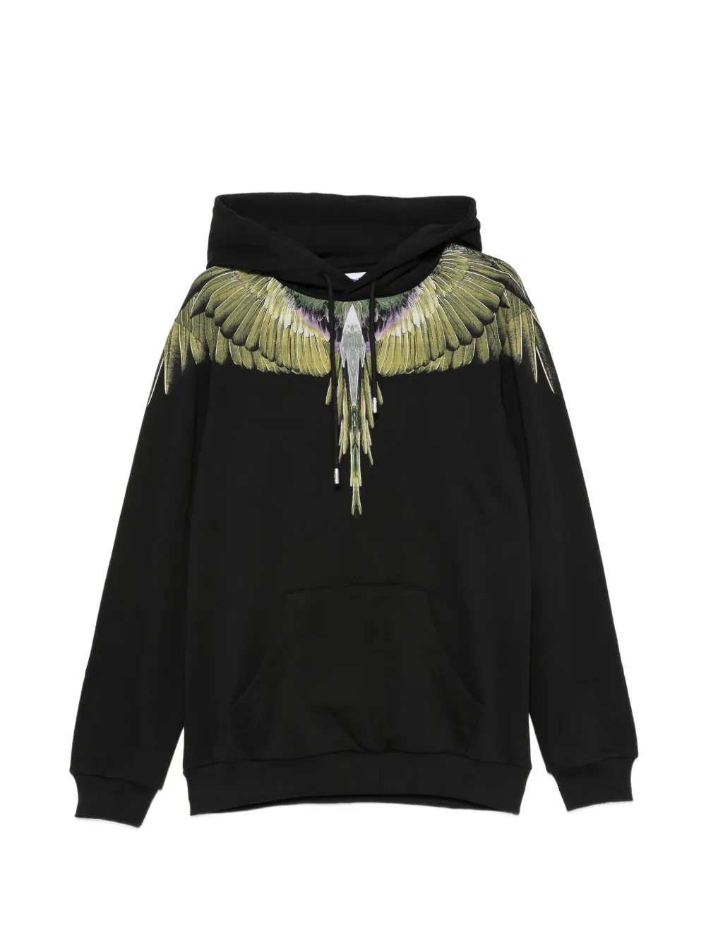 COUNTY OF MILAN Wings-print hoodie - Nero