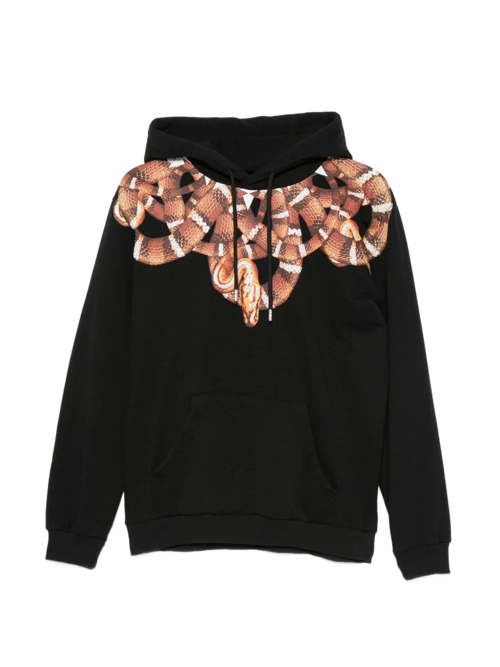 COUNTY OF MILAN snake-print hoodie - Nero
