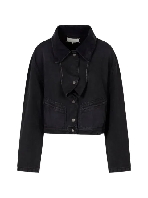 Maison Margiela corduroy-collar Four-Stitch denim jacket