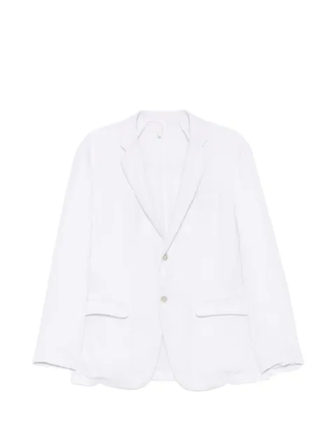 120% Lino notch-lapel single-breasted blazer