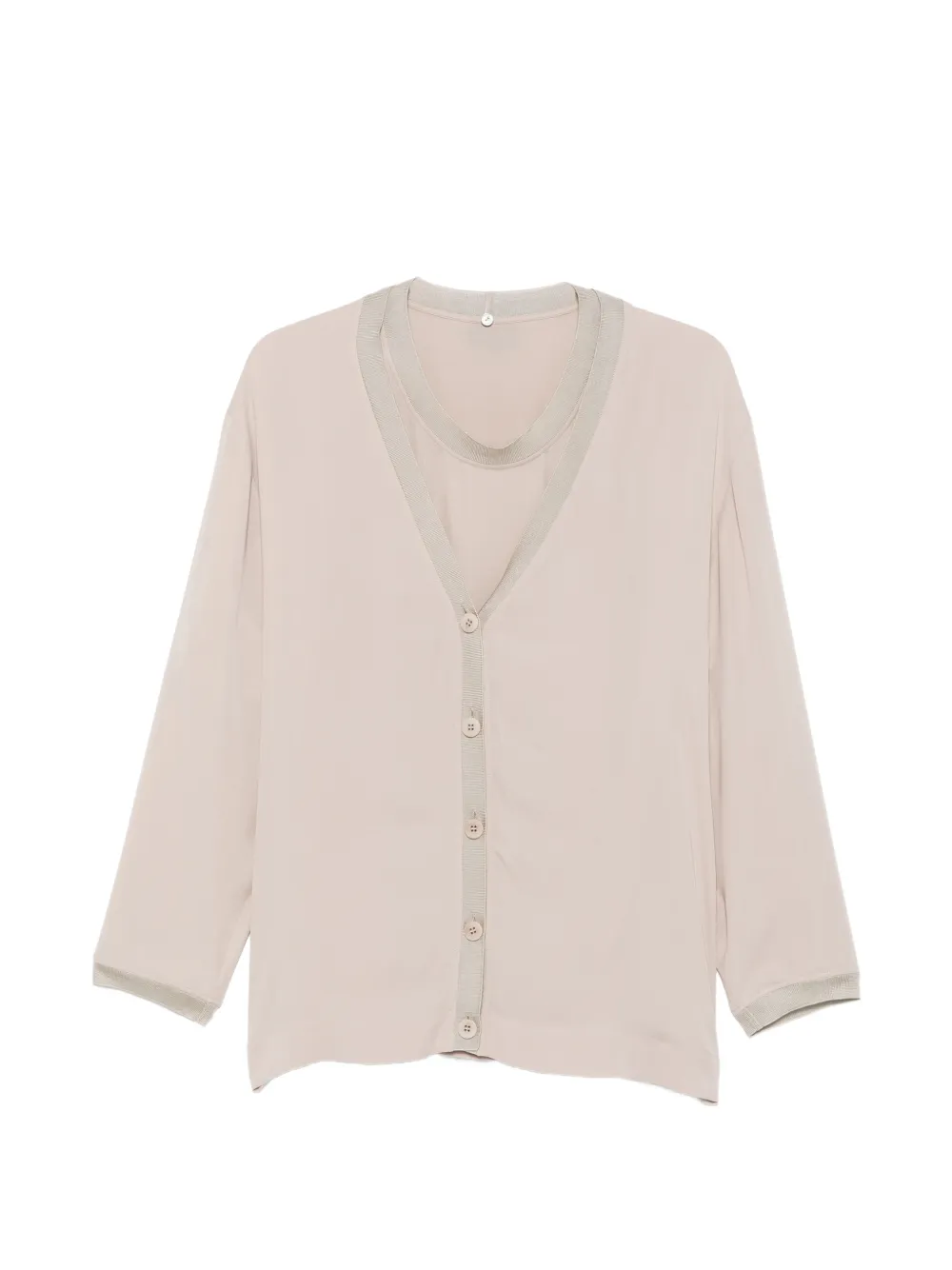 Giorgio Armani button-up jacket and blouse - Toni neutri
