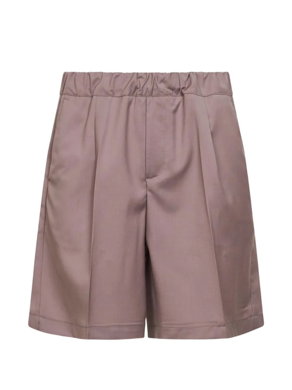 Costumein pleated virgin wool shorts - Viola