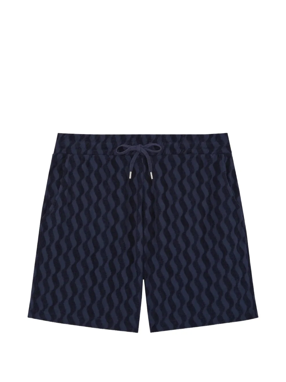 Frescobol Carioca Augusto jacquard-terry shorts - Blu