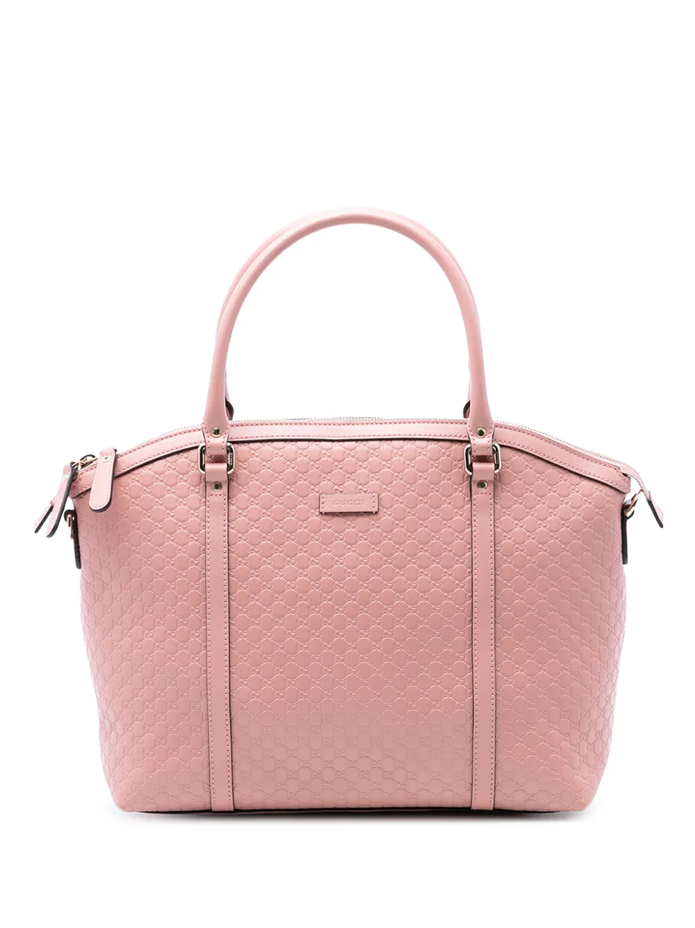 Gucci Pre-Owned 2016-2026 Large Microguccissima Dome satchel - Rosa