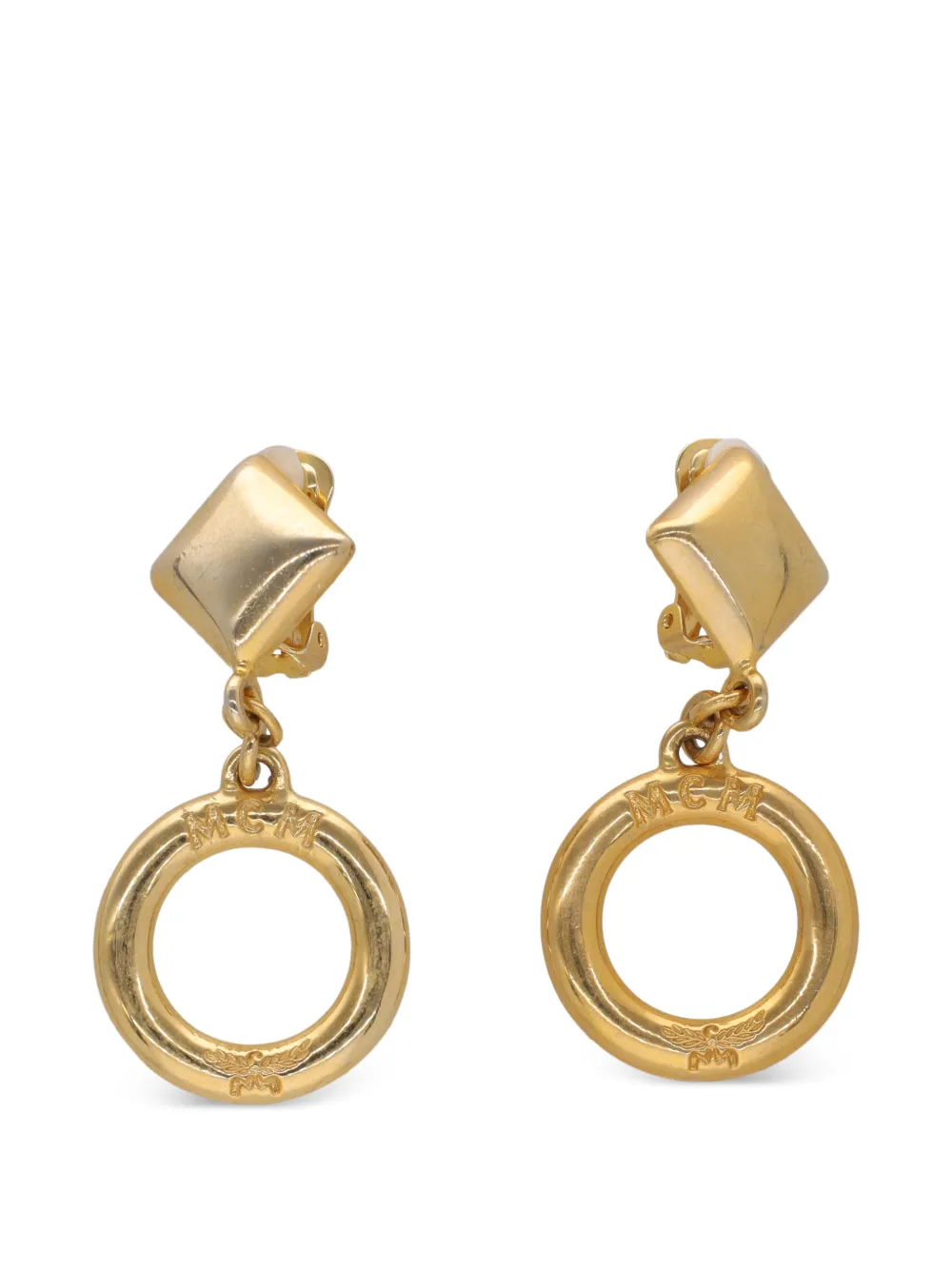MCM Pre-Owned Bijoux drop earrings - Gold