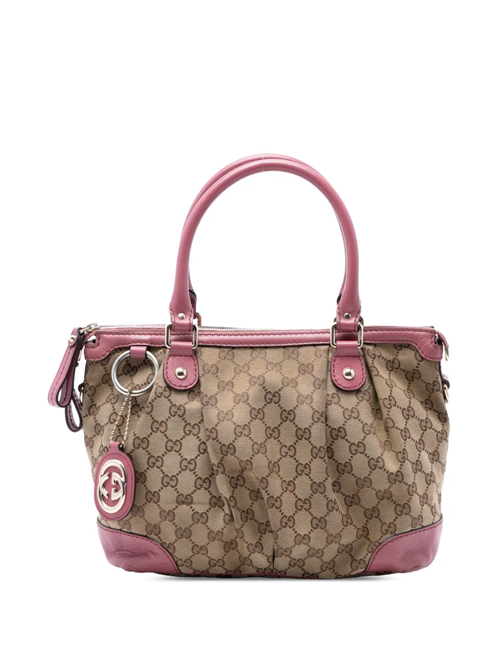 Gucci Pre-Owned 2016-2026 GG Canvas Sukey satchel - Toni neutri