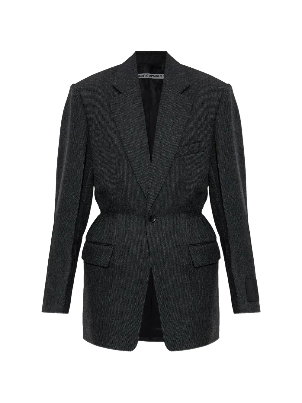Alexander Wang Blazer con vita aderente - Grigio