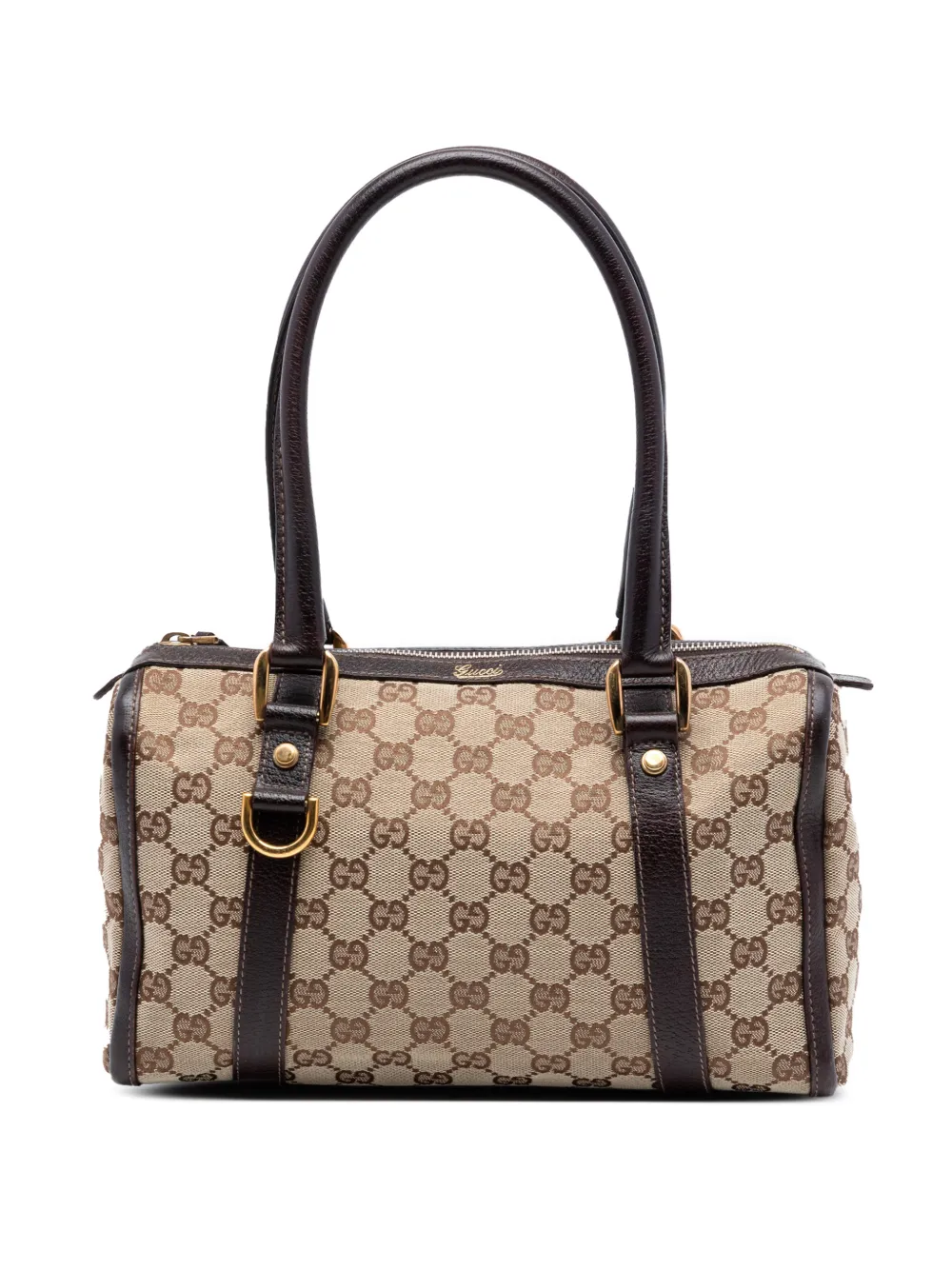 Gucci Pre-Owned 2000-2015 GG Canvas Abbey D Ring boston bag - Toni neutri