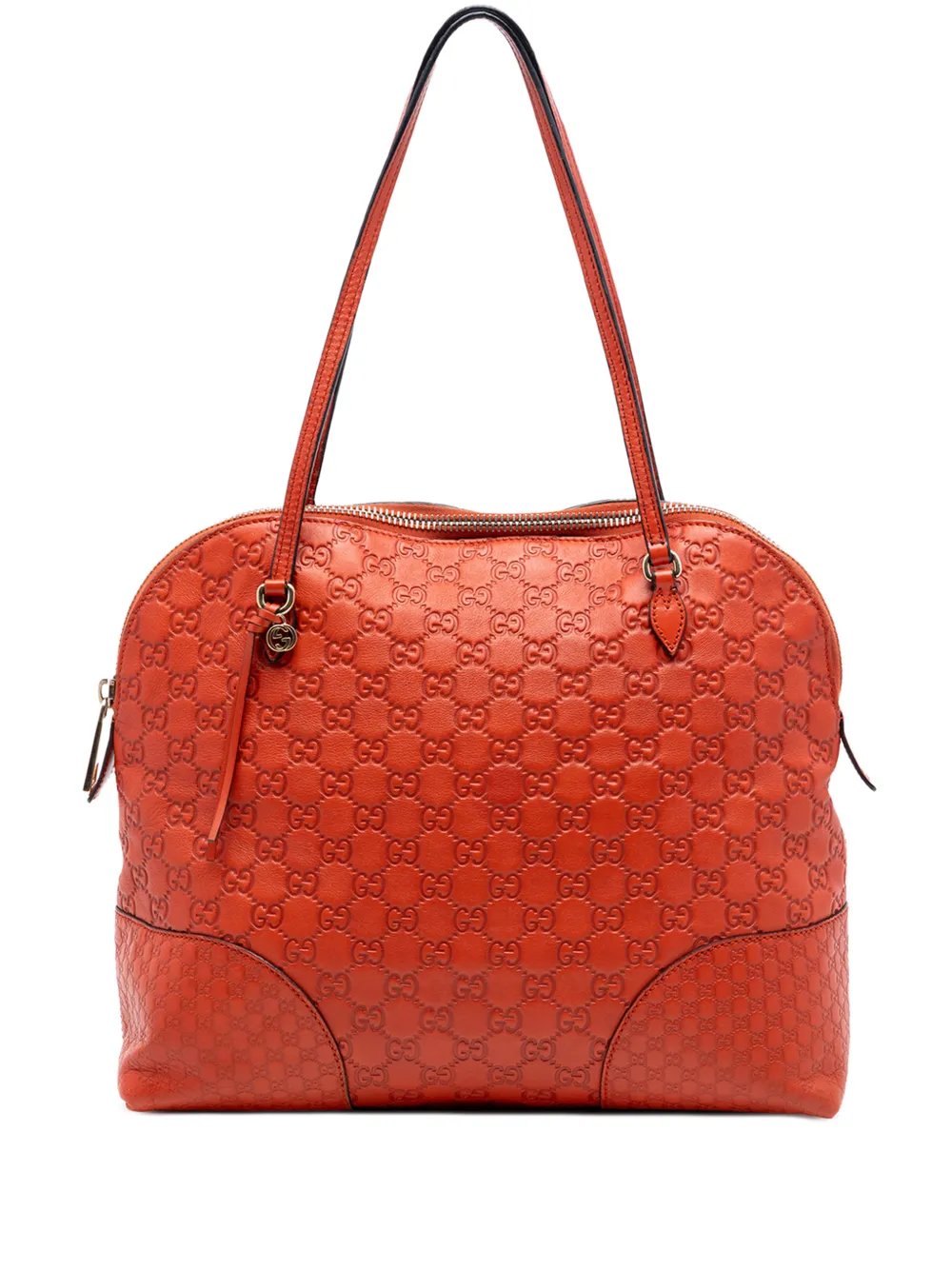 Gucci Pre-Owned 2016-2025 Medium Guccissima Bree Dome tote bag - Arancione