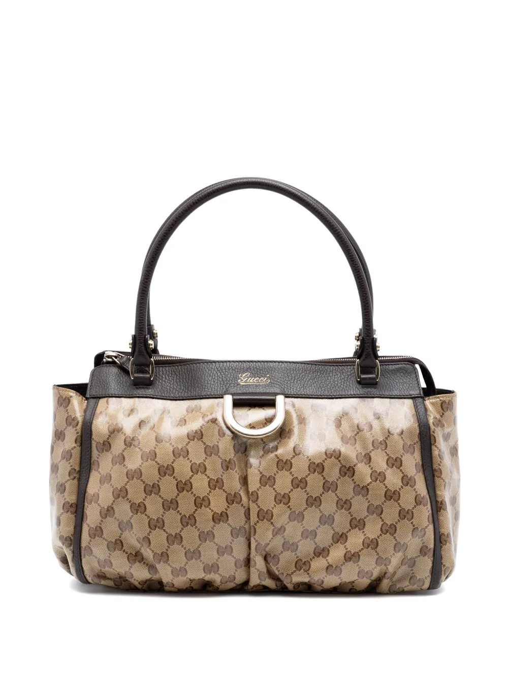 Gucci Pre-Owned 2016-2026 GG Crystal Abbey D Ring tote bag - Toni neutri