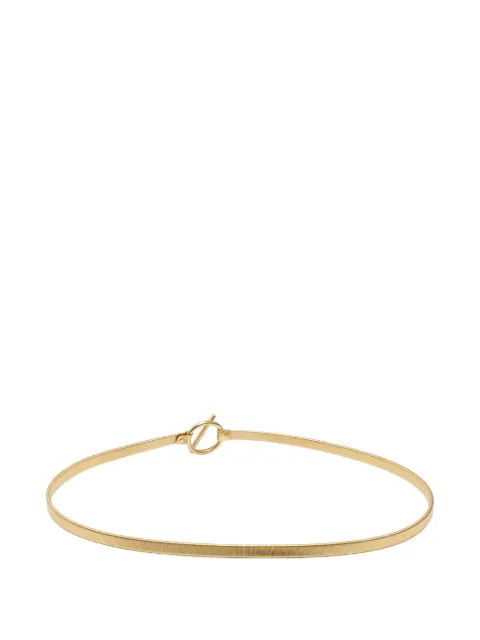 Pennyblack ring-and-bar elastic-effect belt