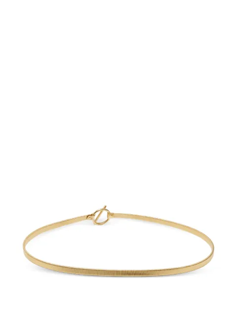 Pennyblack ring-and-bar elastic-effect belt